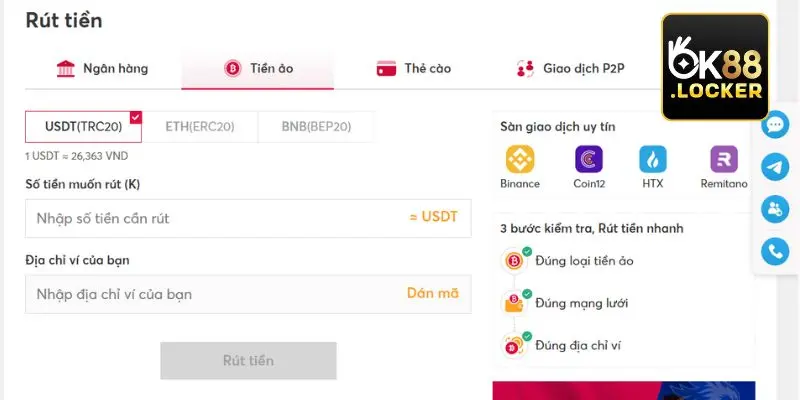 Khi rút tiền cá cược hội viên cần chú ý những điều gì?